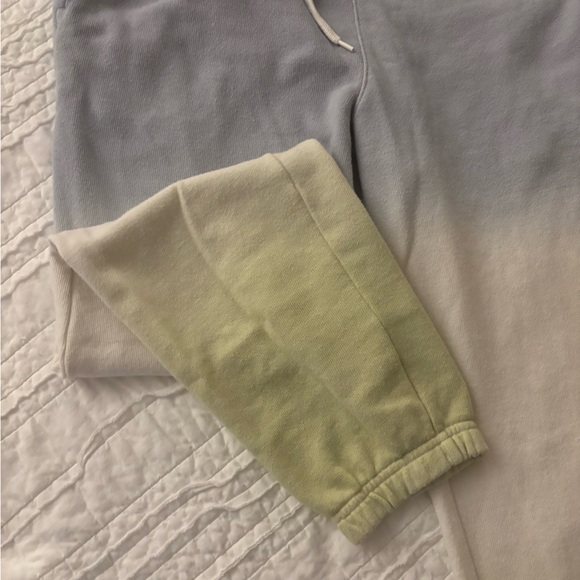 RAILS Kingston Sweatpants in Blue Mint Dip Dye with Drawstring Waist - Picture 7 of 10